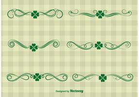 Vetores do ornamento do dia do St. Patrick