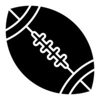 ícones de glifo de rugby vetor