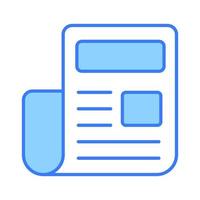 ícone de linha de vetor relacionado a finanças de documento. pixel de traçado editável perfeito.