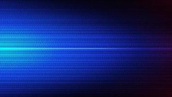 tecnologia abstrata digital futurista linhas azuis efeito de iluminação em fundo escuro vetor