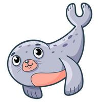 desenho de foca bonito vetor