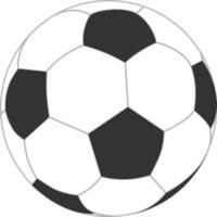 bola de futebol. ícone de bola de futebol. vetor