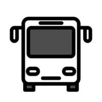 gráfico de ilustração vetorial de ícone de ônibus vetor
