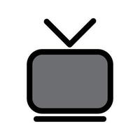 gráfico de ilustração vetorial de ícone de televisão vetor