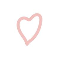 vetor de símbolo de coração de amor para apresentação de ícone do site