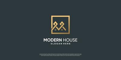 logotipo da casa com o vetor premium de estilo de elemento criativo diferente parte 3
