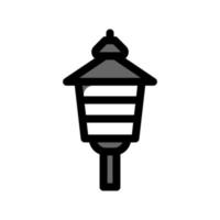 gráfico de ilustração vetorial de ícone de lâmpada de jardim vetor