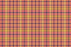 padrão xadrez tartan com textura e cores quentes. vetor