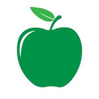 ícone de maçã verde vetor