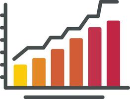 ícone de vetor de diagrama