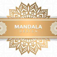 convite de casamento ilustração de design de mandala floral vetor premium