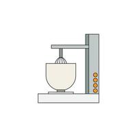 vetor de máquina misturadora para apresentação de ícone de símbolo de site