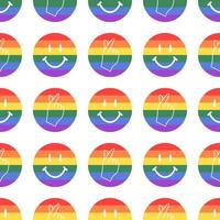 padrão sem emenda de vetor de conceito de orgulho de arco-íris de diversidade lgbtq