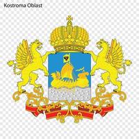 emblema da província da rússia vetor