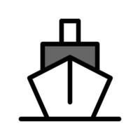 gráfico de ilustração vetorial do ícone do navio vetor