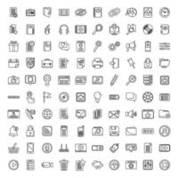 ícones de interface definir vetor de contorno. navegador de comentários