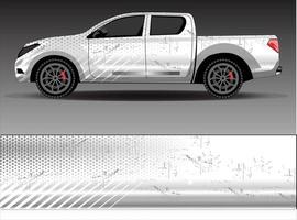 gráficos de decalque de envoltório de carro. corrida de grunge de listra de águia abstrata e fundo esportivo para libré de corrida ou adesivo de vinil de carro de uso diário vetor