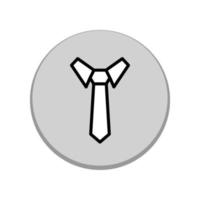 modelo de ícone de gravata vetor