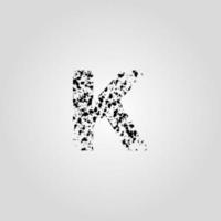 arquivo de vetor livre de design de logotipo letra k,