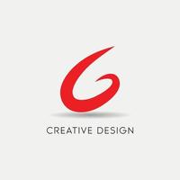 arquivo de vetor livre de design de logotipo letra g