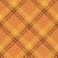 padrão sem costura em cores criativas de laranja, preto e amarelo brilhante para xadrez, tecido, têxtil, roupas, toalha de mesa e outras coisas. imagem vetorial. 2 vetor