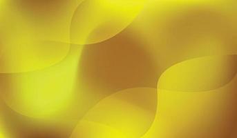 ilustração de fundo abstrato de onda amarela de ouro. vetor