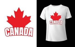 design de t-shirt feliz dia do canadá t-shirt de vetor de dia do canadá design de folha do canadá design de t-shirt do canadá