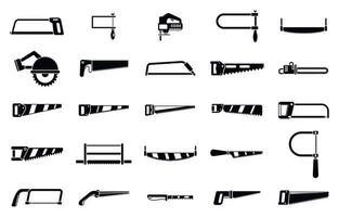 vi conjunto de ícones de ferramentas, estilo simples
