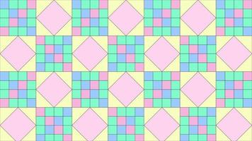 papel de parede geométrico com tons pastel vetor