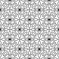 padrão geométrico moderno sem costura. ilustração em vetor preto e branco. papel de parede geométrico de arte de linha. backgroung para o seu design.