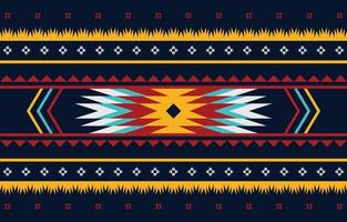 design tradicional de padrão geométrico de elemento étnico tribal africano abstrato colorido para plano de fundo, tapete, papel de parede, embrulho, batik, tecido. ilustração vetorial. vetor