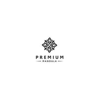 design de logotipo de mandala premium para sua empresa vetor