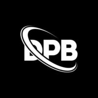 logotipo dpb. carta dpb. design de logotipo de carta dpb. iniciais dpb logotipo ligado com círculo e logotipo monograma maiúsculo. tipografia dpb para marca de tecnologia, negócios e imóveis. vetor