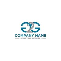 g 2 g design de logotipo inicial para sua empresa vetor