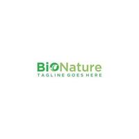 modelo de vetor de design de logotipo de produto natural bio