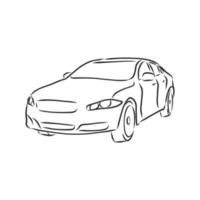 desenho vetorial moderno de carro vetor