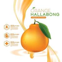 jeju island laranja hallabong vitamina soro umidade cuidados com a pele cosméticos.