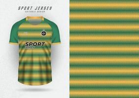 maquete de fundo para camisa esportiva, camisa, camisa de corrida, listras amarelas. vetor