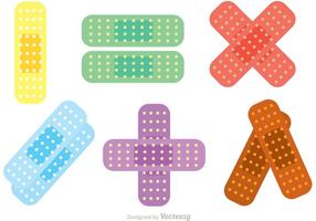 Vetores Coloridos para Crianças Bandaids