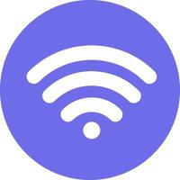 vetor de ícone de wi-fi, sinal de internet sem fio