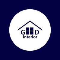 ícone de vetor de logotipo de telhado em casa bom