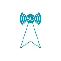 ilustração de logotipo de vetor de modelo de ícone 5g