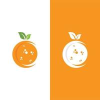 design de logotipo laranja vetor