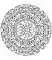 mandalas para colorir para adultos e crianças vetor