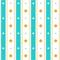 arco-íris azul verde laranja pastel diamante inclinação quadrado linha vertical listra ponto traço linha círculo padrão sem costura ilustração vetorial toalha de mesa, papel de embrulho de tapete de piquenique, tapete, tecido, têxtil, cachecol vetor