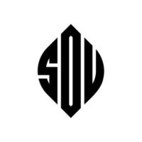 design de logotipo de carta de círculo sdu com forma de círculo e elipse. letras de elipse sdu com estilo tipográfico. as três iniciais formam um logotipo circular. sdu círculo emblema abstrato monograma carta marca vetor. vetor