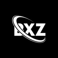 logotipo bxz. letra bxz. design de logotipo de letra bxz. iniciais bxz logotipo ligado com círculo e logotipo monograma em maiúsculas. tipografia bxz para marca de tecnologia, negócios e imóveis. vetor