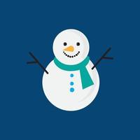 boneco de neve santa natal ano novo logotipo de vetor