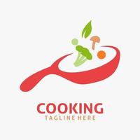 design de logotipo de culinária grátis vetor