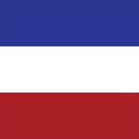 praça da bandeira iugoslava vetor
